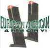 European American Armory Magazine 9MM 10Rd Fits Small Frame Witness Compact Size Steel & New Polymer Blue Finish